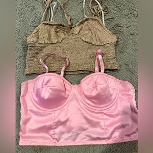 Forever 21 spaghetti crop top